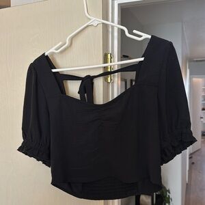Black Crop Top